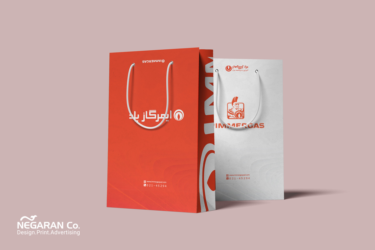 طراحی و چاپ شاپینگ بگ تبلیغاتی | چاپخانه نگاران