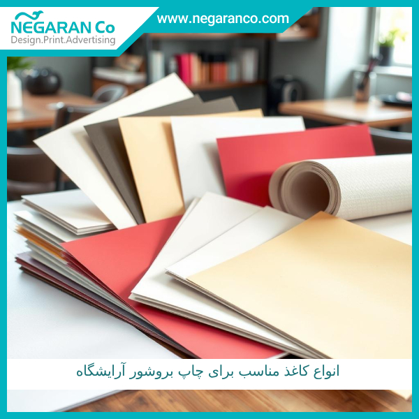 انواع کاغذ مناسب برای چاپ بروشور آرایشگاه