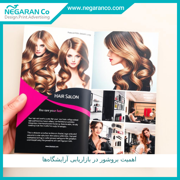اهمیت بروشور در بازاریابی آرایشگاه‌ها