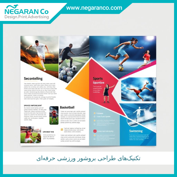 تکنیکهای طراحی بروشور ورزشی حرفهای