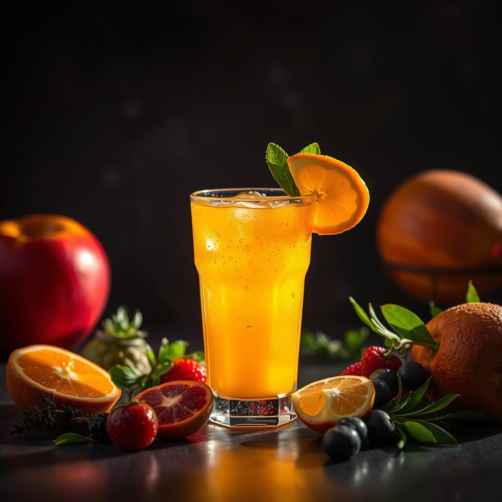 عکاسی تبلیغاتی میوه و آبمیوه