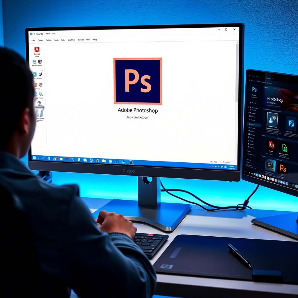آموزش نصب فتوشاپ