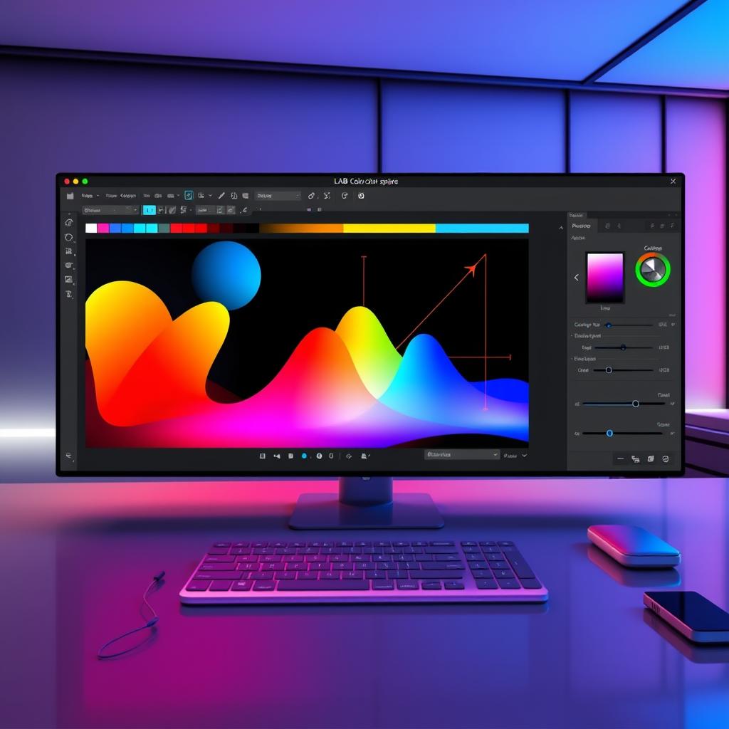 فضای رنگی LAB در فتوشاپ
